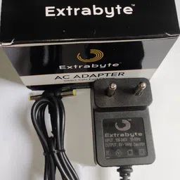 Extrabyte Digital BP Monitor Adapter 6V AC/DC for Omron,BPL,Equinox,Dr morepen digital bp monitor black Bp Monitor Adapter image 2