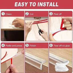 viyagenterprise 6-Meter Silicon Edge Protector, Baby Proofing(6-meter) image 3