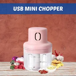 sacro Chopper (Electric Rechargeable Chopper) for Kitchen Vegetable Garlic Onion Q453 Electric Vegetable & Fruit Chopper-picture-19