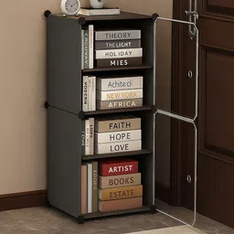 sampri 6 Layer Simple Bookshelf/Multipurpose Rack/Children Bookcases/File Rack Office Metal Open Book Shelf-picture-14