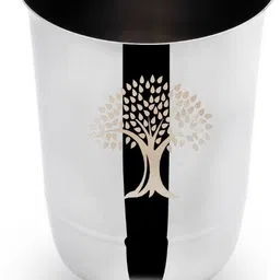 klassi kichen Pack of 34 Stainless Steel Steel Laser Printed Flower Dinner Set (Set of 34-Serves 5) Dinner Set image 4