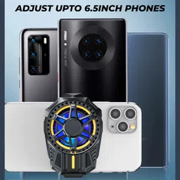 WRADER SL 01 Mobile Cooler for Gaming Fan for Game Long Filming Mobile Gaming Cooling Pad image 4