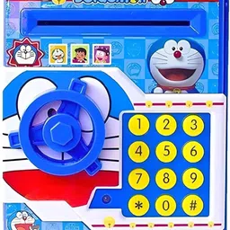 fanseekart Doraemon Money Safe Bank ATM Electronic Changeable Password Lock Piggy Bank_01 Coin Bank image 2