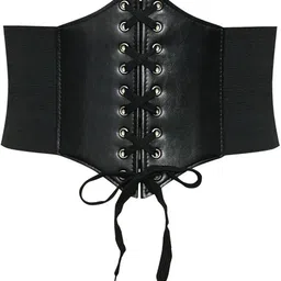 qishtar Women Casual, Evening, Formal, Party Black Artificial Leather Reversible Belt-picture-47