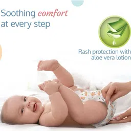 luvlap Diaper Pants Small 4 to 8Kg, 78 Count with Aloe Vera Lotion for rash protection - S image 4