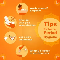 whisper Choice for Women, XL (6+6+6 Count) Sanitary Pad image 3