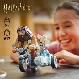 lego Harry Potter Hagrid & Harrys Motorcycle Ride,Magical Toy 76443 building blocks image 3