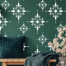 stencart Radiant Shimmering Wall Design Stencil for Wall Painting (16 inch x 24 inch STC1624-264 Radiant Shimmering Wall Design Stencil for Wall Painting (16 inch x 24 inch) Stencil-picture-20