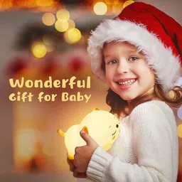 eyeseek Silicone Sleeping Cat | Touch-Control Color-Changing LED Lamp | USB Rechargeable Night Lamp image 5