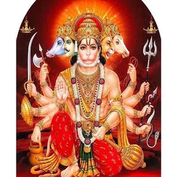 kaynka Panchmukhi Hanuman Ji Car Showpiece Decorative Showpiece-8 cm-picture-28