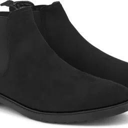 house of common Synthetic Leather Lightweight Comfortable Trendy Walking Chelsea Boots For Men Boots For Men image 3