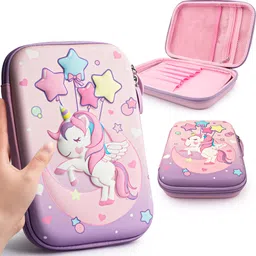 joy maker KQ0810 Unicorn Art Plastic Pencil Box-picture-24