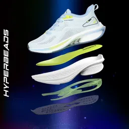 abros SUPER ETPU Athleisure Cultured Round-Toe Shape & Hyperbeads Technology Walking Shoes For Men image 2