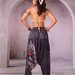 stand out Animal Print Cotton Women Harem Pants image 2