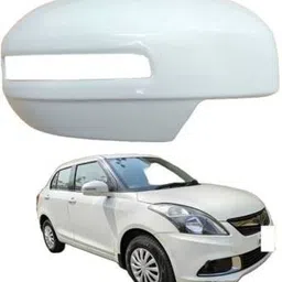 kylo Side Mirror cover for swift/swift dzire with indicator hole (right side, white) Plastic Car Mirror Cover-picture-14