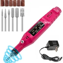 millensium Gel Remover Nail Tools,Acrylic Nail Kit,File Finger,Portable Electric Drill -T18 Professional Electric Nail Art Drill File Machine Manicure Padicure Tool Set-T18 Rotary Tool-picture-10