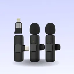 clairbell K9 Dual Wireless Mic WithCollar Microphone for YouTube &Live Voice RecordingJ140 Microphone-picture-34