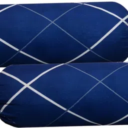 swikon star Round Bolster Microfibre Stripes Bolster Pack of 2-picture-11