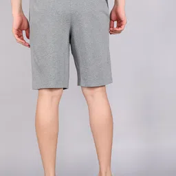 puma Solid Men Grey Casual Shorts image 3