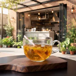 hventerprise Pack of 1 Glass 140 TEA CUPN-picture-10