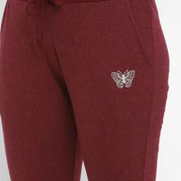 alan jones Women Maroon Capri image 5