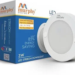 murphy LED 3W STRIKER SURFACE DOWN LIGHT(Warm White, Pack of 20) Ceiling Light Ceiling Lamp image 2