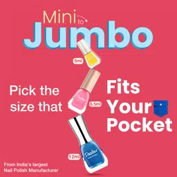 dazller Nail Polish, Chip Resistance, Acetone-Free Formula, Rich Pigmentation,Quick-Dry, Distinct Nails - (Pack of 8) Multicolor image 4