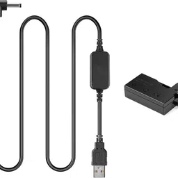 Camstuffs DR-E8 LP-E8 LPE8 Dummy Battery + 5V-8.4V USB Driver Cable ACK-E8 Camera Battery Charger-image-57