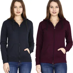 fleximaa Women Full Sleeve Solid Hooded Sweatshirt-picture-20