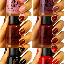 aq fashion Long Lasting quick dry Nail Polish New collection Set 1229 Multicolor-picture-24