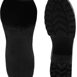 JM Looks Black Platform Over-the-Knee Block Heel Boots Boots For Women image 3