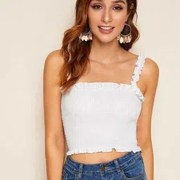 quintessentials Casual Sleeveless Solid Women White Top-picture-15