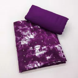 jungle herbs Unstitched Cotton Blend Salwar Suit Material Dyed, Embroidered-picture-10