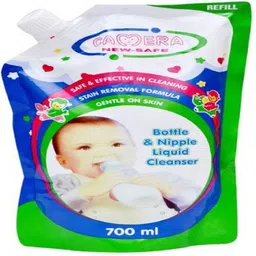 babique Baby Bottle And Nipple Liquid Cleanser for Fruits, Bottles,sippers, Accessories & Toys (700 ml Refill pack) (White)-picture-27