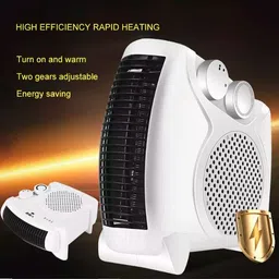 2000W Office Heater Low Electricity Use Guaranteed Heat Just Under 1 Minute Silent Room Heater Fan Blower 3 Month Warranty Heat control Double Nob control Fan Room Heater-image-63
