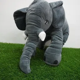 zoqqi Elephant Pillow Soft Toy | Fiber Filled Stuffed Animal | Plush Hugging Pillow - 60 cm image 2