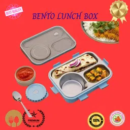 moira international Lunch Box for Kids Compartment Insulated Stainless Steel Tiffin Box for KID_L199 3 Containers Lunch Box-picture-11