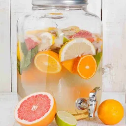 tdmm Glass Transparent Mason Jar Beverage Dispenser Water(5litter) Bottom Loading Water Dispenser image 4