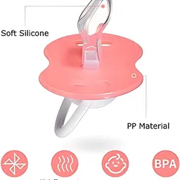 smilykid Safe Feeding BPA- Free Designed Baby Chain Clip Pacifier- Soother Soother image 3