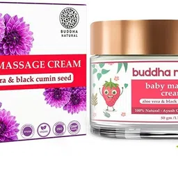 buddha natural Baby Massage Cream - 100% Ayush Certified - Face Moisturizer & Massage Oil-picture-19