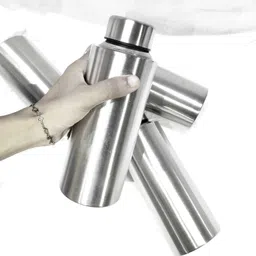 aquasleri Steel Water Bottle 0.5 Litre| Fridge Bottle | Refrigerator Bottle 4Pcs 500 ml Bottle image 2