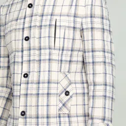 chkokko Tweed Checkered Coat For Men image 5