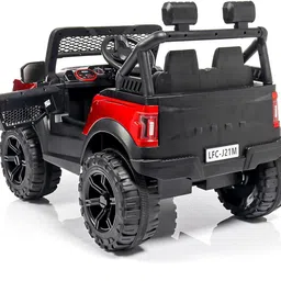 smallboytoys POBO RED Jeep Battery Operated Ride On image 5