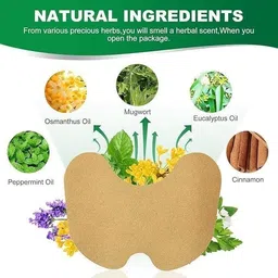 agirlvct Knee Patches Herbal Knee Pain Relief Patch – Natural Knee Pain Relief Patches 10 Knee Support image 4