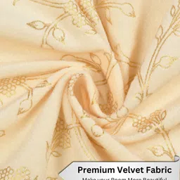 fabfabrix 274.32 cm (9 ft) Long Door Velvet Room Darkening Curtain (Pack Of 2) image 5