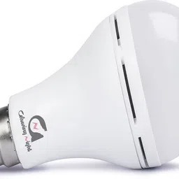 glowing night 12W LED Bulb with Rechargeable Inverter Functionality 4 hrs Bulb Emergency Light image 3