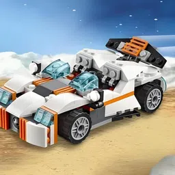atozyy 3-in-1 Space Astronaut Building Blocks Toy 237+ Pieces Build Robot Car Aircraft image 2