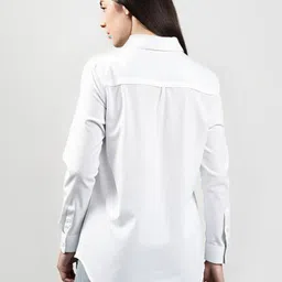 theclassictogs Women Regular Fit Printed Spread Collar Casual Shirt image 2