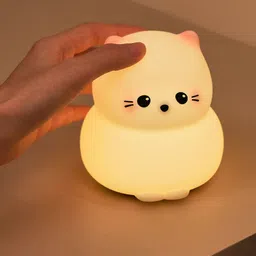 unzag Silicone Light Cartoon Cute Cat Silicone Led Animal Lamp_Children's Bedroom Night Lamp-picture-21