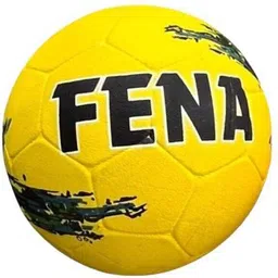 fena Yellow Rubber Molded Football - Size: 5 image 4